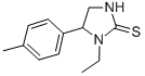 1-Ethyl-5-(4-methylphenyl)-2-imidazolidinethione molecular structure