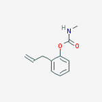 2-prop-2-en-1-ylphenyl methylcarbamate molecular structure