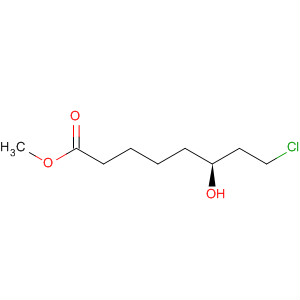 Octanoic acid, 8-chloro-6-hydroxy-, methyl ester, (6S)- molecular structure