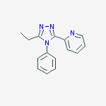 Pyridine, 2-(5-ethyl-4-phenyl-4H-1,2,4-triazol-3-yl)-