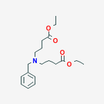 diethyl 4,4'-(benzylimino)dibutanoate molecular structure