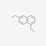 Naphthalene, 1,6-diethyl- molecular structure