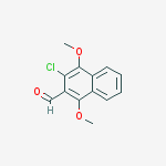 2-Naphthalenecarboxaldehyde, 3-chloro-1,4-dimethoxy-