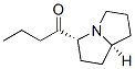 1-BUTANONE,1-(HEXAHYDRO-1H-PYRROLIZIN-3-YL)-,(3R-CIS)- molecular structure