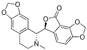 (6S)-6-[(5R)-5,6,7,8-Tetrahydro-6-methyl-1,3-dioxolo[4,5-g]isoquinolin-5-yl]furo[3,4-e]-1,3-benzodioxol-8(6H)-one molecular structure