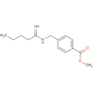Benzoic acid, 4-[[(1-iminopentyl)amino]methyl]-, methyl ester