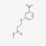 3-(3-aminophenoxy)-propanoic acid methyl ester molecular structure