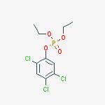 Diethyl (2,4,5-trichlorophenyl) Phosphate molecular structure