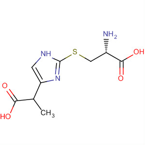 1H-Imidazole-4-propanoic acid, b-[[(2R)-2-amino-2-carboxyethyl]thio]- molecular structure