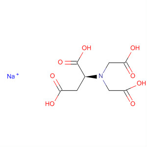 L-Aspartic acid, N,N-bis(carboxymethyl)-, sodium salt molecular structure