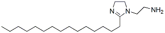 4,5-dihydro-2-pentadecyl-1H-imidazole-1-ethylamine molecular structure