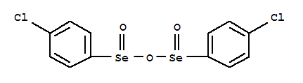 4-CHLOROBENZENESELENINIC ANHYDRIDE, 97 molecular structure