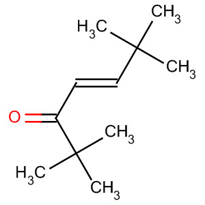 4-Hepten-3-one, 2,2,6,6-tetramethyl-, (4E)- molecular structure