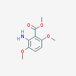 Benzoic acid,2-amino-3,6-dimethoxy-,methyl ester molecular structure