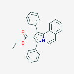 ethyl 1,3-diphenylpyrrolo[2,1-a]isoquinoline-2-carboxylate molecular structure