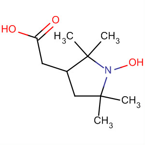 1-Pyrrolidinyloxy, 3-(carboxymethyl)-2,2,5,5-tetramethyl- molecular structure