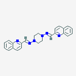 1-quinolin-2-yl-n-[4-(quinolin-2-ylmethylideneamino)piperazin-1-yl]methanimine