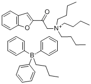 N-(2-ACETYLBENZO[B]FURAN)-N,N,N-TRIBUTYLAMMONIUM BUTYLTRIPHENYLBORATE