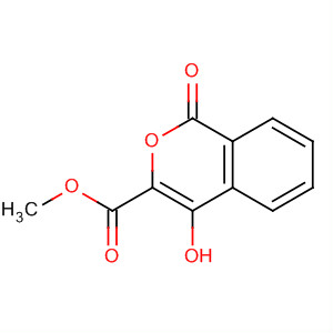 1H-2-Benzopyran-3-carboxylic acid, 4-hydroxy-1-oxo-, methyl ester molecular structure