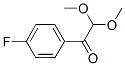 4-fluoro-2,2-dimethoxyacetophenone molecular structure