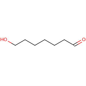 Heptanal, 7-hydroxy- molecular structure