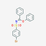 4-BROMO-N-(PHENOXY-PHENYL-METHYLENE)BENZENESULFONAMIDE