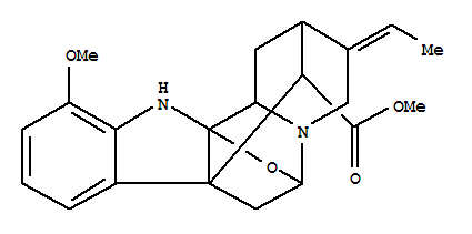 Akuammilan-17-oicacid, 2,5-epoxy-1,2-dihydro-10-methoxy-, methyl ester, (2a,3x,5a)-