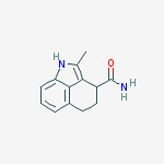 Benz[cd]indole-3-carboxamide, 1,3,4,5-tetrahydro-2-methyl- molecular structure