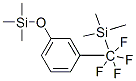 m-(Trimethylsilyldifluorodifluoromethyl)phenoxy trimethylsilane molecular structure