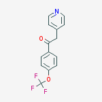 2-(4-PYRIDYL)-1-(4-TRIFLUOROMETHOXYPHENYL)ETHANONE