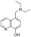 5-[(DIETHYLAMINO)METHYL]QUINOLIN-8-OL molecular structure