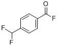 Benzoyl fluoride,4-(difluoromethyl)- molecular structure