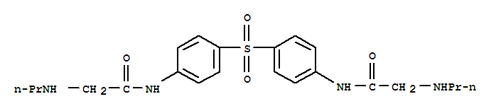 N,N'-(sulfonyldibenzene-4,1-diyl)bis[2-(propylamino)acetamide] 