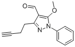 3-(BUT-3-YNYL)-5-METHOXY-1-PHENYL-1H-PYRAZOLE-4-CARBALDEHYDE