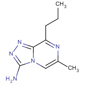 1,2,4-Triazolo[4,3-a]pyrazin-3-amine, 6-methyl-8-propyl- molecular structure