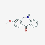 8-methoxy-5,6-dihydro-11h-dibenzo[b,e]azepin-11-one molecular structure