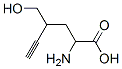 2-Amino-4-hydroxymethyl-5-hexynoic acid molecular structure