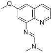 8-(Dimethylamino)methyleneamino-6-methoxyquinoline molecular structure