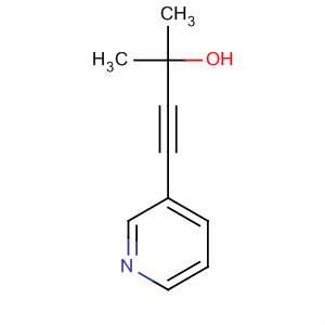 3-Butyn-2-ol, 2-methyl-4-(3-pyridinyl)- molecular structure