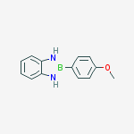 2-(4-methoxyphenyl)-1,3-dihydro-1,3,2-benzodiazaborole molecular structure