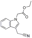 1H-Indole-1-acetic acid, 3-(cyanomethyl)-, ethyl ester