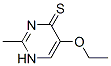 5-Ethoxy-2-methylpyrimidine-4(1H)-thione molecular structure