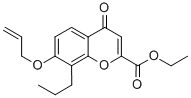 ETHYL 7-(ALLYLOXY)-4-OXO-8-PROPYL-4H-CHROMENE-2-CARBOXYLATE molecular structure