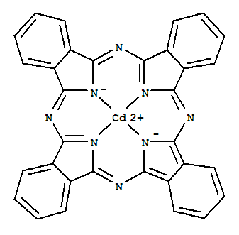 Cadmium,[29H,31H-phthalocyaninato(2-)-N29,N30,N31,N32]-, (SP-4-1)- molecular structure