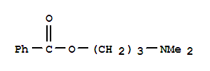 3-(dimethylamino)propyl benzoate molecular structure