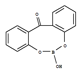 12H-Dibenzo[d,g][1,3,2]dioxaborocin-12-one,6-hydroxy- molecular structure