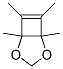 2,4-Dioxabicyclo[3.2.0]hept-6-ene,  1,5,6,7-tetramethyl- molecular structure