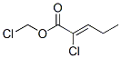 2-Chloro-1-(chloromethyl)ethyl=acrylate molecular structure