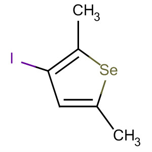 Selenophene, 3-iodo-2,5-dimethyl- molecular structure