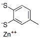 3,4-DIMERCAPTOTOLUENE ZINC SALT molecular structure